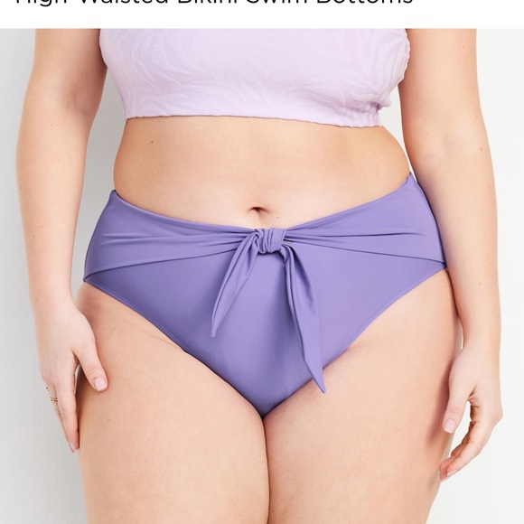 NWT OLD NAVY High-Waisted Bikini Swim Bottoms Color: Whimsical - Picture 7 of 9